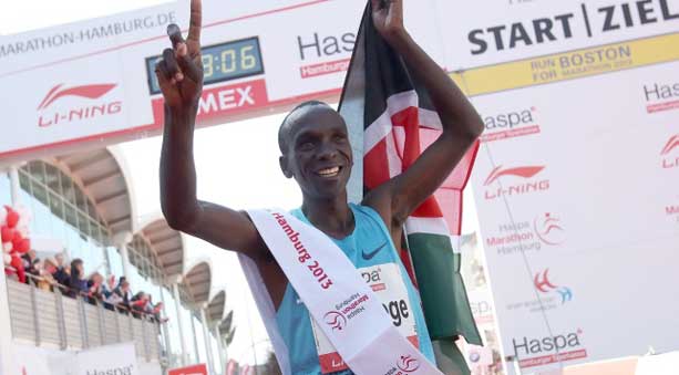 kipchoge remporte le marathon de hambourg